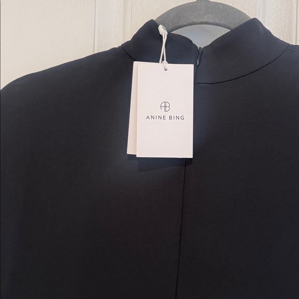ANINE BING  Paulina Viscose-Crepe Midi Dress - Picture 4 of 6